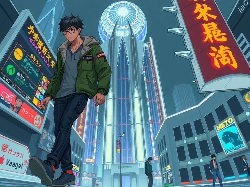 The Edgerunners crew standing together in Night City