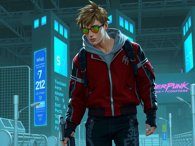 David Martinez Cyberpunk Edgerunners main character with Sandevistan activated