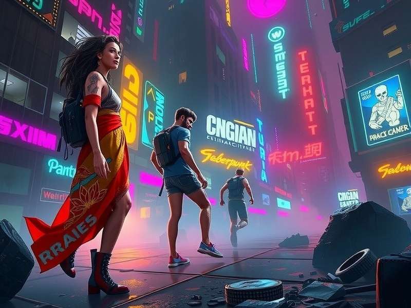 Cyberpunk 2077 Modded Night City Skyline with Custom Visual Effects