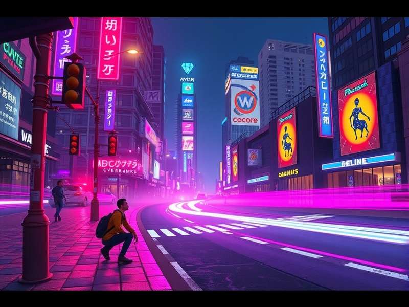 Lucy looking at the moon from Night City