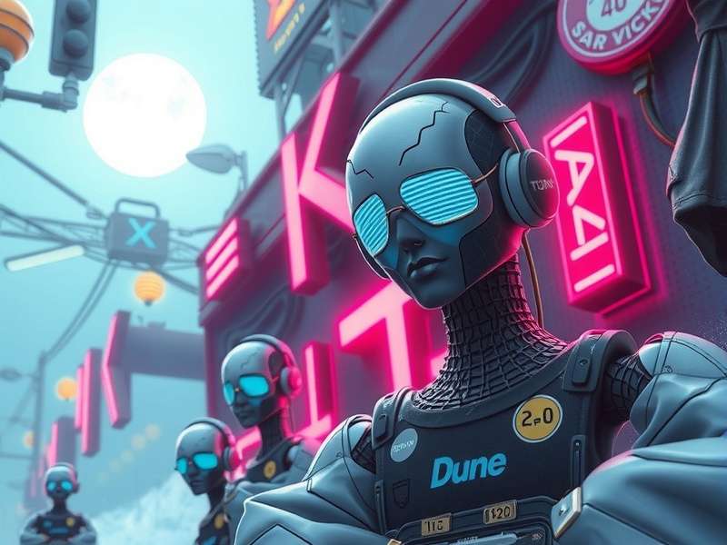 A futuristic smart pistol holographic interface glowing in neon light