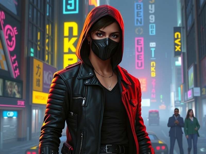 Neon-lit futuristic cityscape representing Night City from Cyberpunk 2077