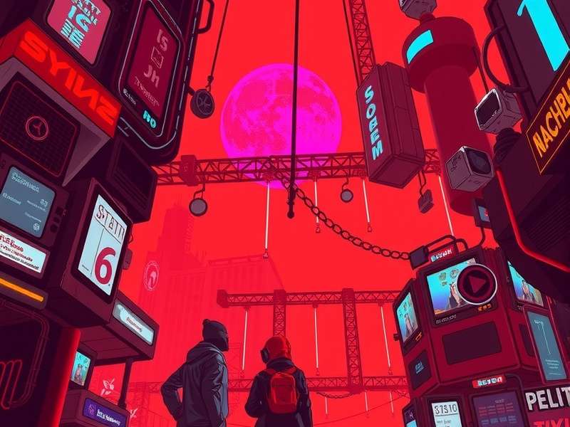 Cyberpunk Red Core Rulebook PDF cover art featuring a Solo with cybernetic arm