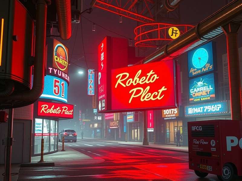 Map of Night City in the Time of the Red era showing distinct districts