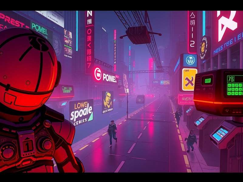 Cyberpunk Red rulebook and dice on a neon-lit table