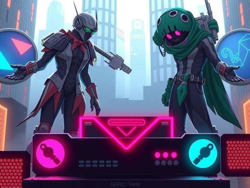 Steam Deck running Cyberpunk 2077 with modded visuals in a neon-lit environment