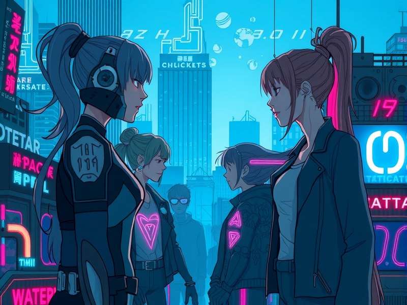 Cyberpunk 2077 inspired Photoshop Layer Styles showing neon glow, grunge textures, and holographic elements