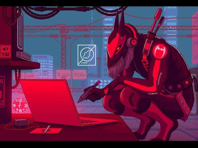 Cyberpunk Red modded interface with neon visuals