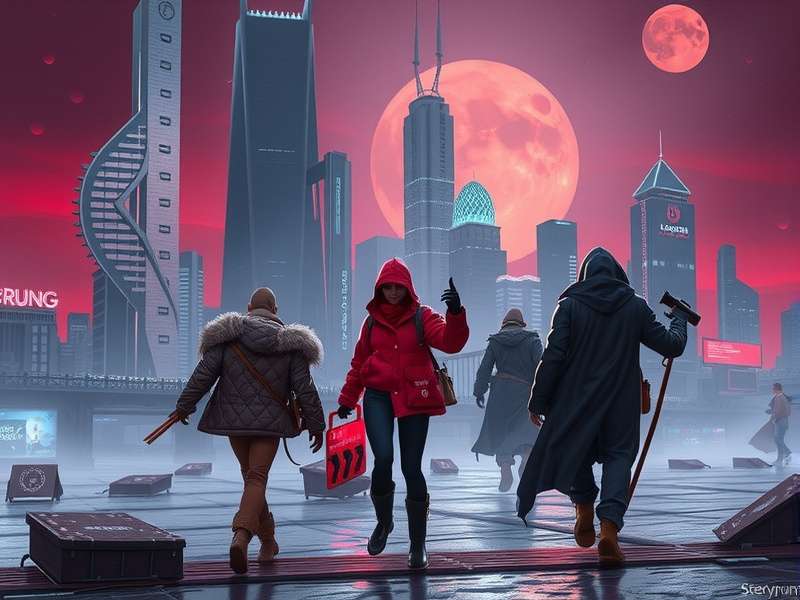 Cyberpunk Red character roles collage showing Solo, Netrunner, and Tech archetypes