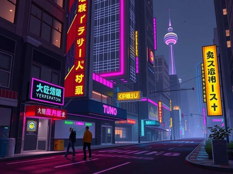 Cyberpunk Edgerunners main crew in Night City alley