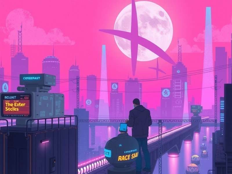 Cyberpunk 2077 Night City Panorama showing neon lights and towering skyscrapers