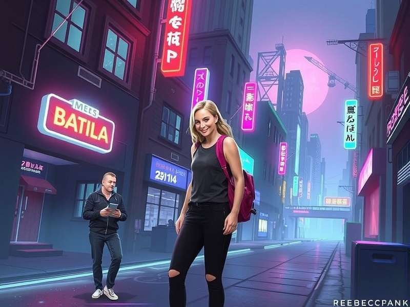 Rebecca from Cyberpunk Edgerunners in action with her shotgun