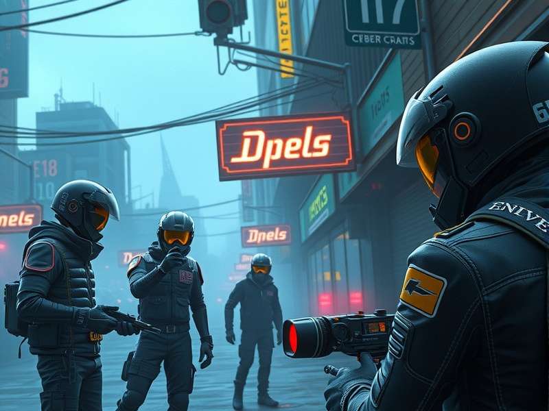 Cyberpunk Gangs in Night City neon streets