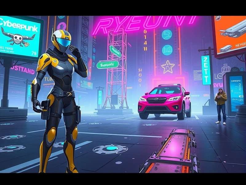 Judy Alvarez Cyberpunk 2077 character portrait with neon glow