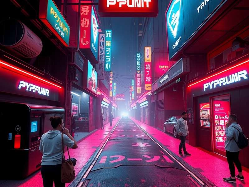 Cyberpunk Red Anyflip visual resources including wallpapers, GIFs, and Photoshop tutorials for Night City fans