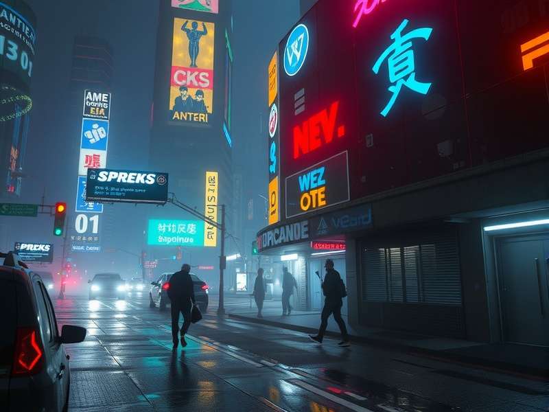Cyberpunk 2077 mod not loading error screen with neon glitch effect